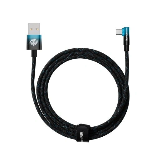 Kup Kabel unghiular Baseus MVP 2 Elbow USB-A - USB-C 2m PD 100W 5A albastru - BSU3568 - {ean13} - Sklep Home Screen