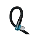 Kup Kabel unghiular Baseus MVP 2 Elbow USB-A - USB-C 2m PD 100W 5A albastru - BSU3568 - {ean13} - Sklep Home Screen