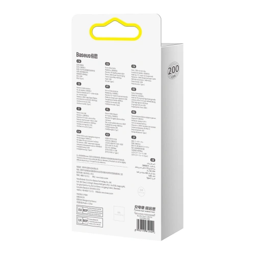 Kup Kabel kątowy Baseus MVP 2 Elbow USB-A - USB-C 2m PD 100W 5A niebieski - BSU3568 - {ean13} - Sklep Home Screen