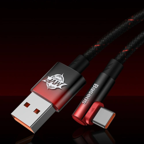 Kup Kabel unghiular Baseus MVP 2 Elbow USB-A - USB-C 2m PD 100W 5A albastru - BSU3568 - {ean13} - Sklep Home Screen