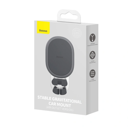 Kup Auto-Halterung Baseus Car Holder Stable Gravitational schwarz - BSU3569 - {ean13} - Sklep Home Screen