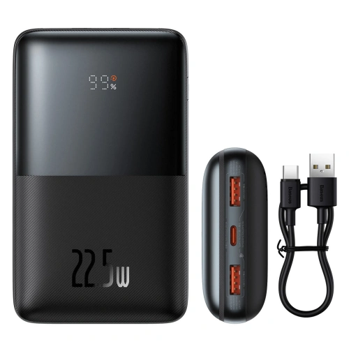 Kup Powerbank Baseus Bipow Pro 20000mAh 22.5W + kabel USB-A - USB-C 3A 0.3m černý - BSU3570 - {ean13} - Sklep Home Screen