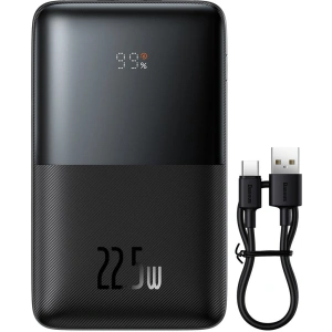 Powerbank Baseus Bipow Pro 20000mAh 22.5W + kabel USB-A - USB-C 3A 0.3m czarny