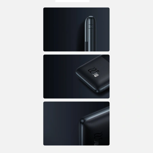 Kup Powerbank Baseus Bipow Pro 20000mAh 22.5W + kabel USB-A - USB-C 3A 0.3m černý - BSU3570 - {ean13} - Sklep Home Screen