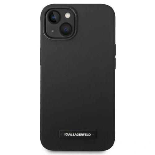 Kup Case Karl Lagerfeld KLHMP14MSLMP1K Apple iPhone 14 Plus / 15 Plus Hardcase schwarz/black Silikonplakette Magsafe - KLD1085 - {ean13} - Sklep Home Screen