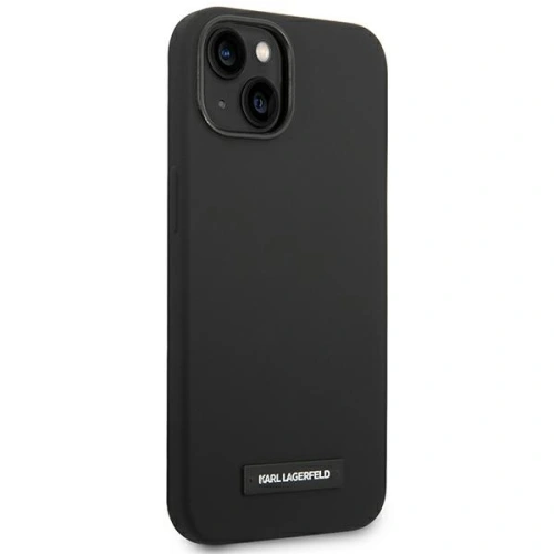 Kup Case Karl Lagerfeld KLHMP14MSLMP1K Apple iPhone 14 Plus / 15 Plus Hardcase schwarz/black Silikonplakette Magsafe - KLD1085 - {ean13} - Sklep Home Screen