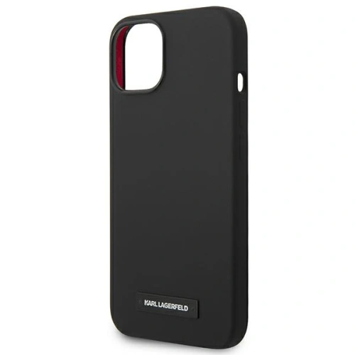 Kup Case Karl Lagerfeld KLHMP14MSLMP1K Apple iPhone 14 Plus / 15 Plus Hardcase schwarz/black Silikonplakette Magsafe - KLD1085 - {ean13} - Sklep Home Screen