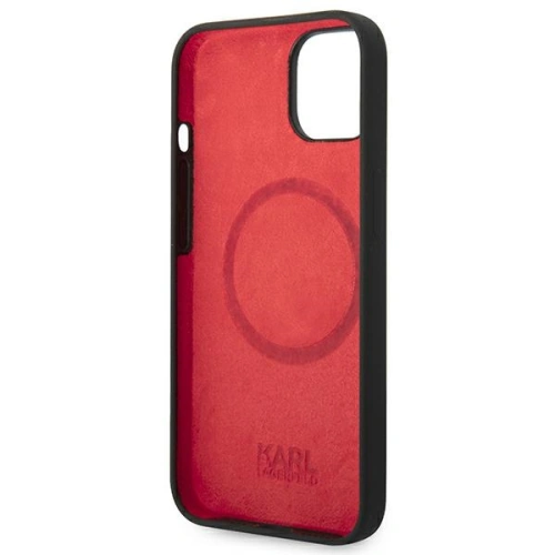Kup Etui Karl Lagerfeld KLHMP14SSLCHBK Apple iPhone 14 hardcase negru/black Silicon Choupette Head Magsafe - KLD1086 - {ean13} - Sklep Home Screen