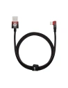 Cablul unghiular Baseus MVP 2 Elbow USB-A - Lightning 1m 2.4A roșu