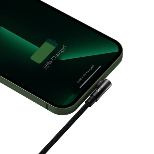 Kup Cablul unghiular Baseus MVP 2 USB-A - Lightning 2m 2.4A negru - BSU3573 - {ean13} - Sklep Home Screen