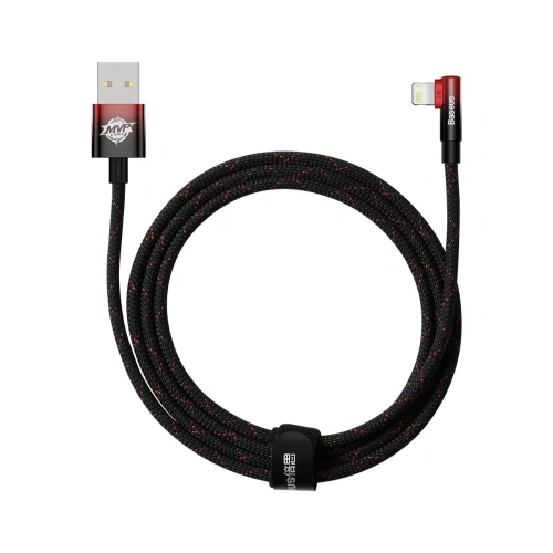 Kup Winkelkabel Baseus MVP 2 Elbow USB-A - Lightning 2m 2.4A rot - BSU3574 - {ean13} - Sklep Home Screen