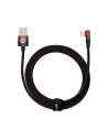 Cablul unghiular Baseus MVP 2 Elbow USB-A - Lightning 2m 2.4A roșu