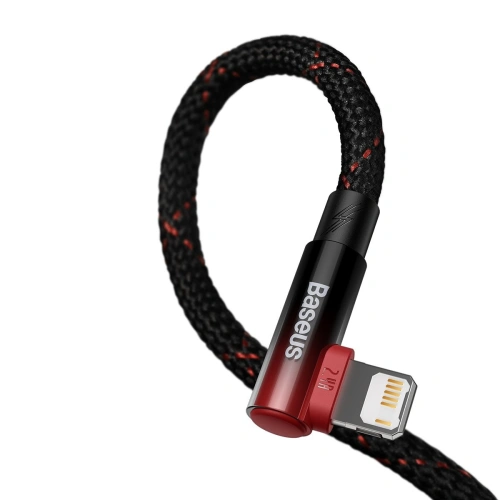 Kup Winkelkabel Baseus MVP 2 Elbow USB-A - Lightning 2m 2.4A rot - BSU3574 - {ean13} - Sklep Home Screen