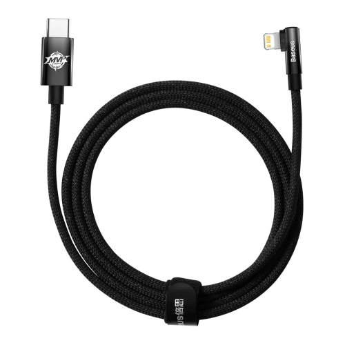 Kup Cablul unghiular Baseus MVP 2 USB-C - Lightning PD 2m 20W negru - BSU3575 - {ean13} - Sklep Home Screen