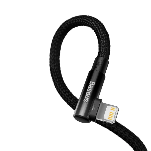 Kup Cablul unghiular Baseus MVP 2 USB-C - Lightning PD 2m 20W negru - BSU3575 - {ean13} - Sklep Home Screen