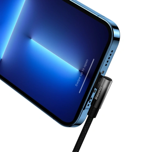 Kup Cablul unghiular Baseus MVP 2 USB-C - Lightning PD 2m 20W negru - BSU3575 - {ean13} - Sklep Home Screen