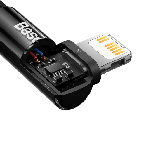 Kup Cablul unghiular Baseus MVP 2 USB-C - Lightning PD 2m 20W negru - BSU3575 - {ean13} - Sklep Home Screen