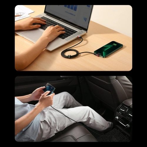 Kup Cablul unghiular Baseus MVP 2 USB-C - Lightning PD 2m 20W negru - BSU3575 - {ean13} - Sklep Home Screen