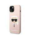 Kup Etui Karl Lagerfeld KLHMP14SSLKHLP Apple iPhone 14 hardcase jasnorůžový/light pink Silicone Karl`s Head Magsafe - KLD1087 - {ean13} - Sklep Home Screen