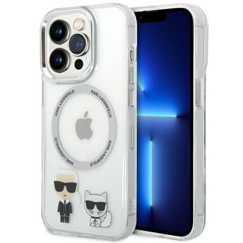 Kup Etui Karl Lagerfeld KLHMP14XHKCT Apple iPhone 14 Pro Max hardcase transparent/transparent Karl & Choupette Aluminium Magsafe - KLD1089 - {ean13} - Sklep Home Screen