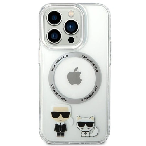 Kup Etui Karl Lagerfeld KLHMP14XHKCT Apple iPhone 14 Pro Max hardcase transparent/transparent Karl & Choupette Aluminium Magsafe - KLD1089 - {ean13} - Sklep Home Screen
