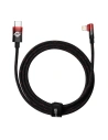 Kabel unghiular Baseus MVP 2 Elbow USB-C - Lightning PD 2m 20W roșu