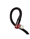 Kup Kabel unghiular Baseus MVP 2 Elbow USB-C - Lightning PD 2m 20W roșu - BSU3576 - {ean13} - Sklep Home Screen