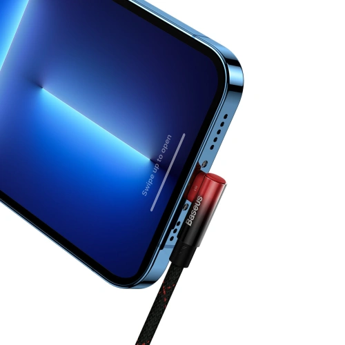 Kup Kabel unghiular Baseus MVP 2 Elbow USB-C - Lightning PD 2m 20W roșu - BSU3576 - {ean13} - Sklep Home Screen