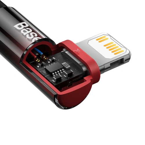 Kup Kabel unghiular Baseus MVP 2 Elbow USB-C - Lightning PD 2m 20W roșu - BSU3576 - {ean13} - Sklep Home Screen