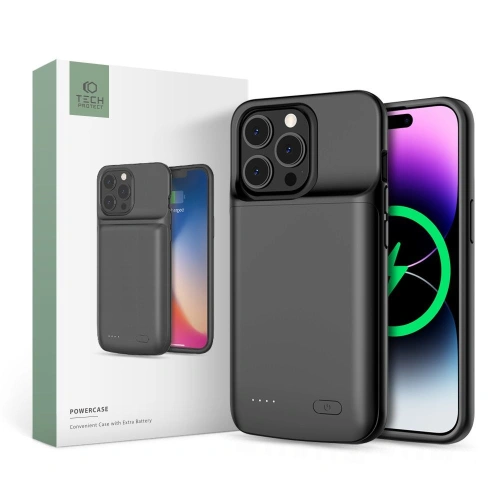 Kup Etui Tech-Protect Powercase 5000mah Apple iPhone 14 Plus / 15 Plus Fekete - THP1387 - {ean13} - Sklep Home Screen