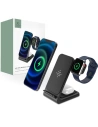 Kabelloses Ladegerät Tech-Protect QI15W-A20 3in1 Wireless Charger Schwarz