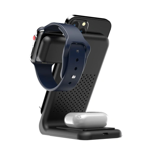 Kup Vezeték nélküli töltő Tech-Protect QI15W-A20 3in1 Vezeték nélküli Töltő Fekete - THP1390 - {ean13} - Sklep Home Screen