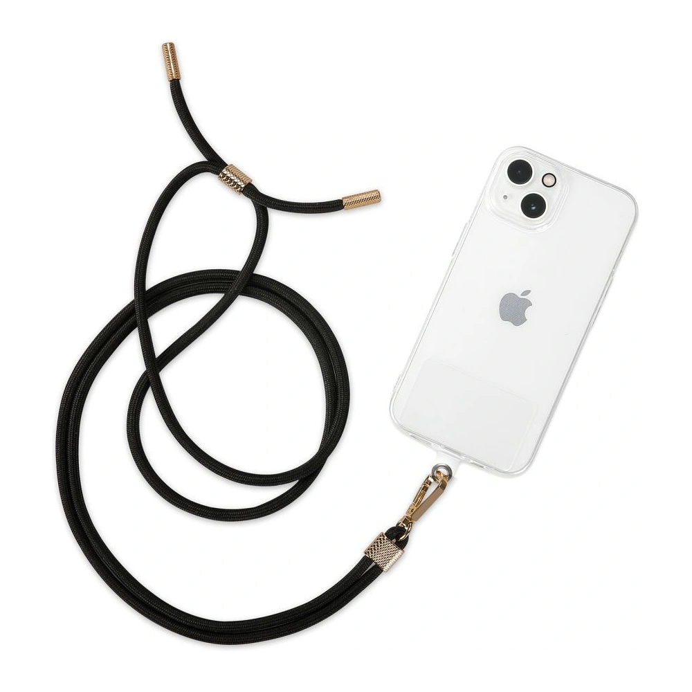 Smycz do telefonu Tech-Protect Chain 2 Universal Strap Black/Gold