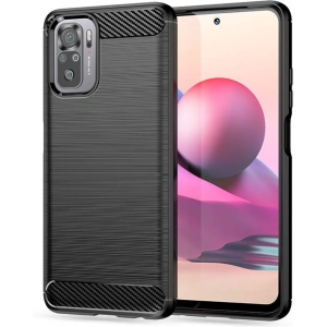 Tech-Protect TPUCarbon POCO M5s/Redmi Note 10/10s Black
