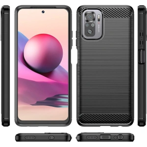 Kup Etui Tech-Protect TPUCarbon POCO M5s/Redmi Note 10/10s Black - THP1405 - {ean13} - Sklep Home Screen