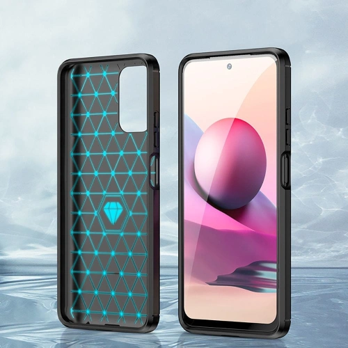 Kup Etui Tech-Protect TPUCarbon POCO M5s/Redmi Note 10/10s Fekete - THP1405 - {ean13} - Sklep Home Screen