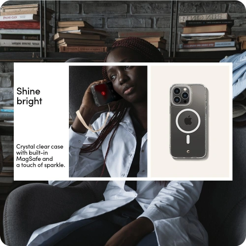 Buy Spigen Cyrill Shine Mag MagSafe Apple iPhone 14 Pro Max Glitter Clear - SPN2527 - {ean13} - Home Screen Store Europe