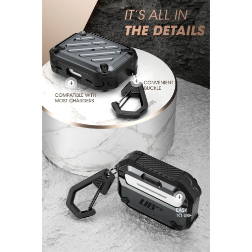 Kup Etui Supcase Unicorn Beetle Pro Apple AirPods Pro 2/1 Negru - SPC297 - {ean13} - Sklep Home Screen