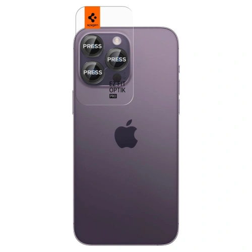 Kup Szkło hartowane na aparat Spigen Optik.tr ez Fit Camera Protector Apple iPhone 14 Pro/14 Pro Max Black [2 PACK] - SPN2530 - {ean13} - Sklep Home Screen