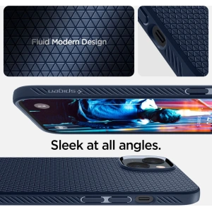 Etui Spigen Liquid Air Apple iPhone 14 Plus / 15 Plus Navy Blue