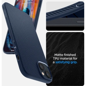 Etui Spigen Liquid Air Apple iPhone 14 Plus / 15 Plus Navy Blue