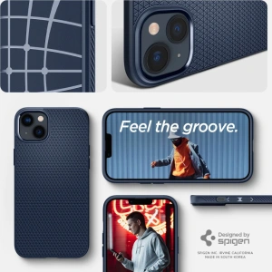 Etui Spigen Liquid Air Apple iPhone 14 Plus / 15 Plus Navy Blue