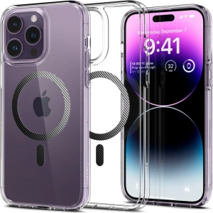 Case Spigen Ultra Hybrid Mag MagSafe Apple iPhone 14 Pro Max Carbonfaser