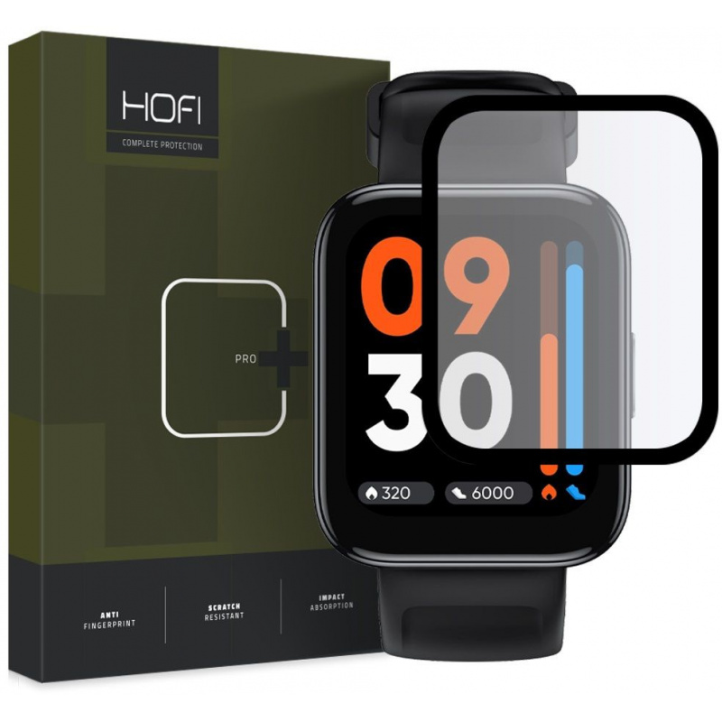 Kup Szkło hybrydowe Hofi Hybrid Pro+ Realme Watch 3 Black - 9490713927441 - HOFI285 - Homescreen.pl