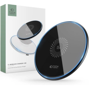 Kup Ładowarka bezprzewodowa Tech-Protect QI15W-C1 Wireless Charger 15W Black - THP1413 - {ean13} - Sklep Home Screen
