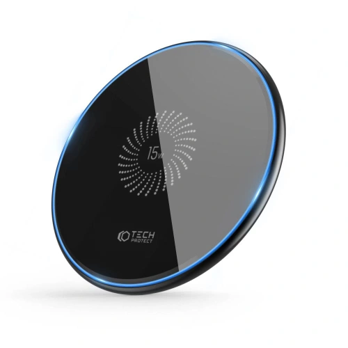 Kup Ładowarka bezprzewodowa Tech-Protect QI15W-C1 Wireless Charger 15W Black - THP1413 - {ean13} - Sklep Home Screen