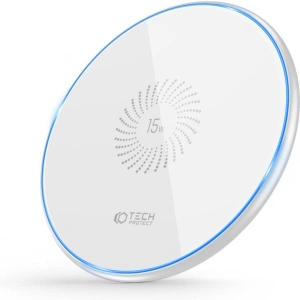 Kup Ładowarka bezprzewodowa Tech-Protect QI15W-C1 Wireless Charger 15W White - THP1414 - {ean13} - Sklep Home Screen