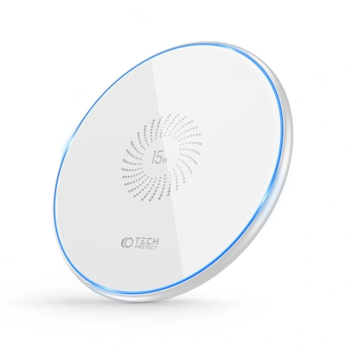 Kup Încărcător wireless Tech-Protect QI15W-C1 Wireless Charger 15W Alb - THP1414 - {ean13} - Sklep Home Screen