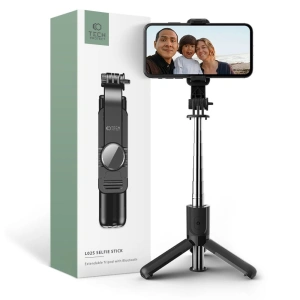 Buy Tech-Protect L02S Wireless Selfie Stick Tripod Black - THP1417 - {ean13} - Home Screen Store Europe