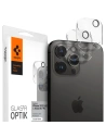 Sticlă întărită pentru aparat Spigen Optik.tr Camera Protector Apple iPhone 14 Pro/14 Pro Max Crystal Clear [2 PACK]